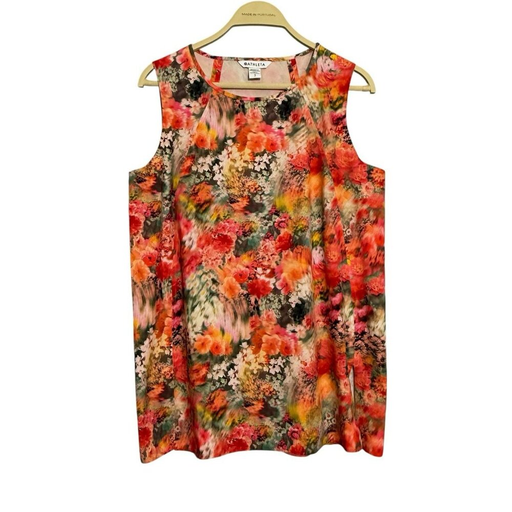 Athleta Refined Zephyr Tank Top Activewear Women Size S Blouse Sleeveless Casual